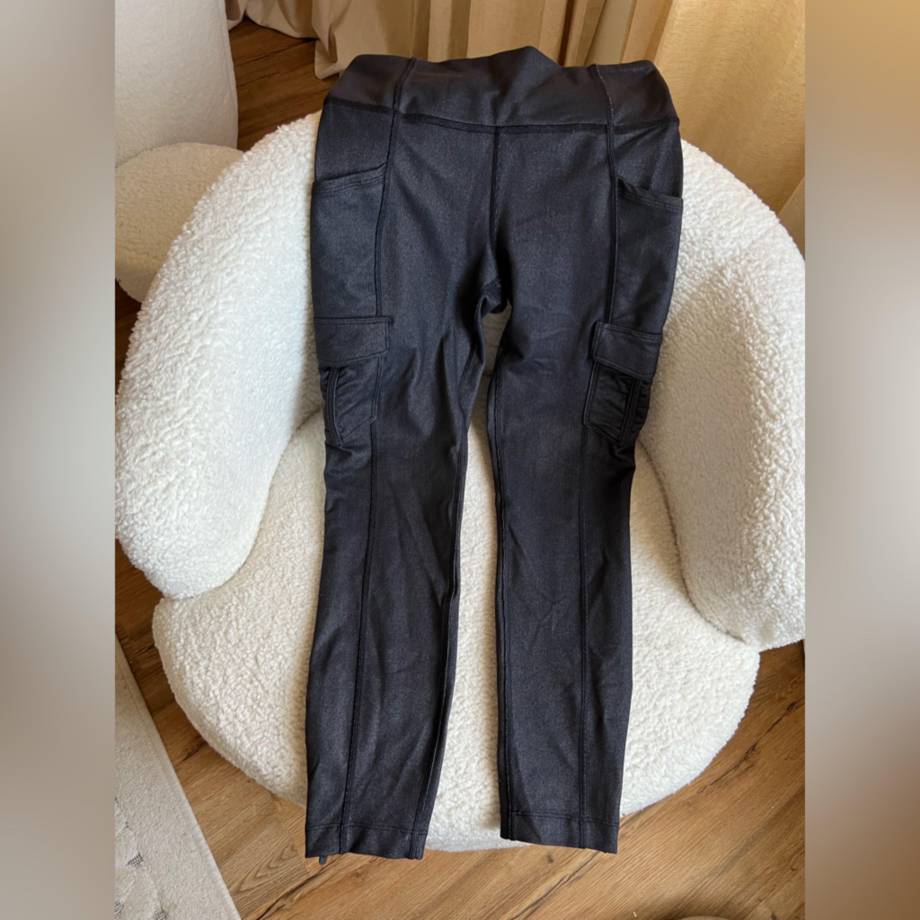 Lululemon Athletica Charcoal Cargo Leggings